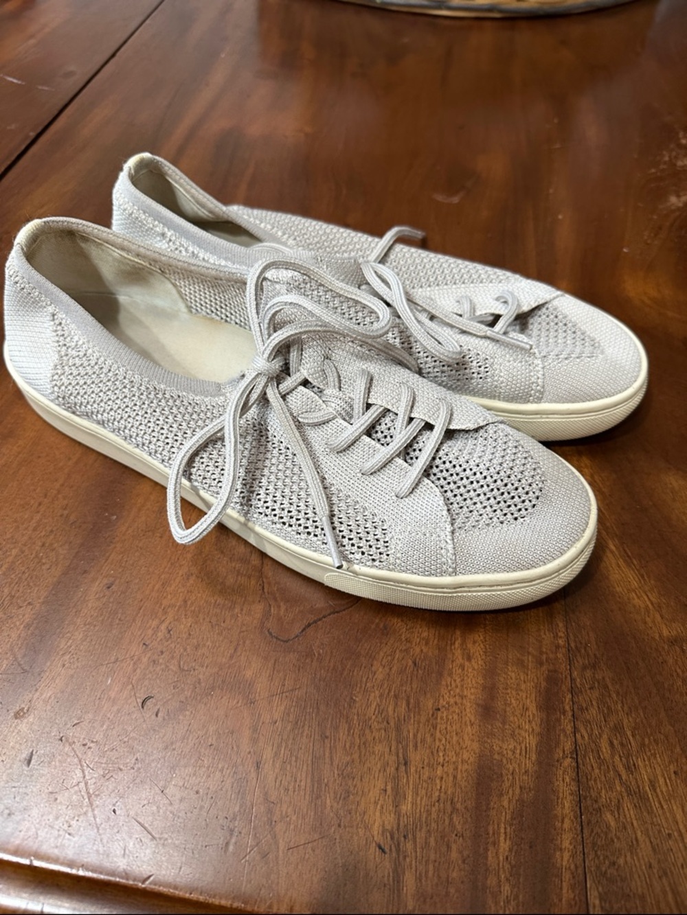 Soludos Ashore Mesh Sneakers. 
 in Cream - Picture 2 of 6
